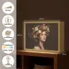 Portret - Vrouw - Bloemen Light Box met batterij (Wandlamp) middel -USP_websiteoverzichtNL