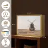 Windmolens - Landschap - Veld Light Box met batterij (Wandlamp) middel -USP_websiteoverzichtNL