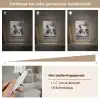 Varken - Schattig - Spaghetti - Zwart wit - Dier Light Box met kabel (Tafellamp) klein -USP_dimbaarNL