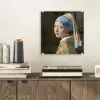 Meisje met de Parel - Schilderij van Johannes Vermeer plexiglas 5mm klein -sfeer1