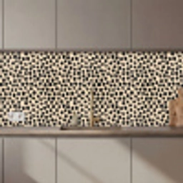Stippen - Patroon - Zwart keuken achterwand 2 middel 871 zz_3dshopping
