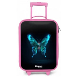 Magische digitale vlinder Kinderkoffer - Roze klein -zz3dotto
