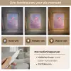 Kwallen - Roze - Wolken Light Box met kabel (Tafellamp) klein -USP_lichtkleurNL