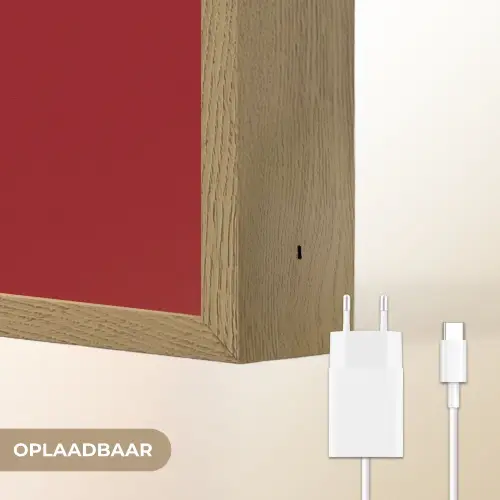 Love - Rood - Blokletters Light Box met batterij (Wandlamp) middel -USP_websiteoplaadbaarNL