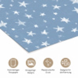 Sterretjes - Patroon - Blauw poster papier klein 62 -tcloseup_DE