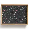 Terrazzo - Patroon - Zwart - Zacht Dienblad Rechthoek middel 911 -z3d_shopping