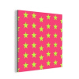 Sterren - Patroon - Roze aluminium wit klein 46 -3d