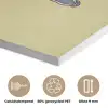 Illustratie - Bord - Bestek - Beige PET vilt klein -closeup_NL