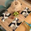 Abstract - Vormen - Modern - Beige Placemat vinyl groot -zzsfeer5_Kitchenyeah-website