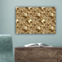 Druppels - Organisch - Goud canvas 2cm klein 34 -sfeer4
