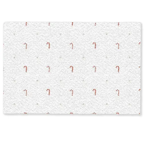 Patroon - Sterren - Zuurstok - Wit Deurmat klein 898 -zkaufland3d