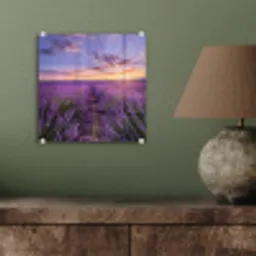Lavendel - Veld - Natuur - Paars plexiglas 5mm klein -sfeer3