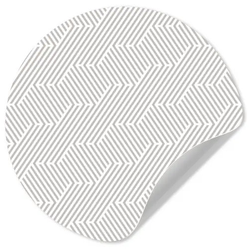 Grafisch - Patroon - Modern -  Geometrisch Wandcirkel behangsticker klein 186 -3d