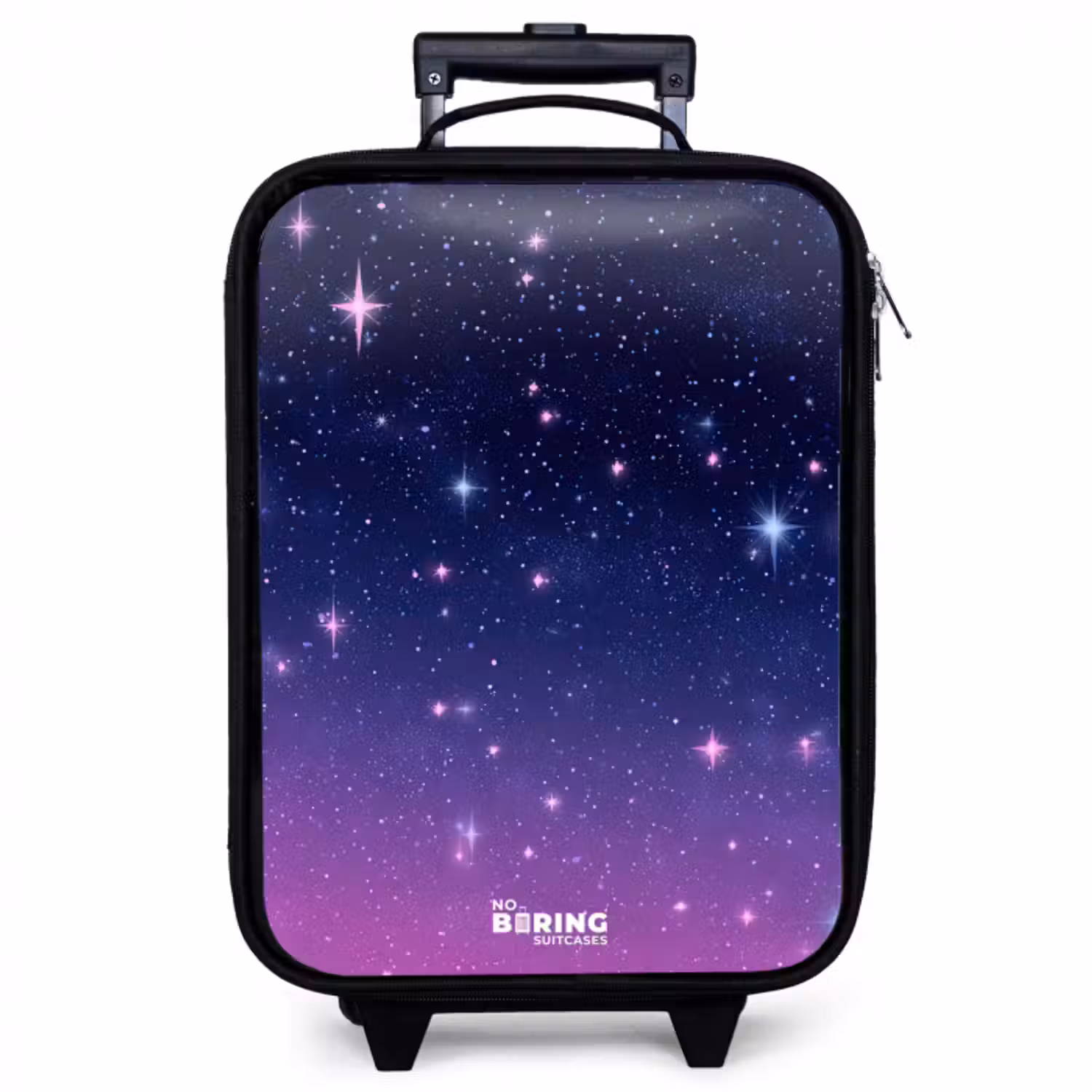 Kinderkoffer - Sterne - Galaxie - Blau - Rosa