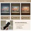 Bloemen - Watercolor - Kunst - Botanisch - Natuur Light Box met batterij (Wandlamp) middel -USP_lichtkleurNL