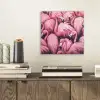 Flamingo - Roze - Dieren aluminium wit klein -sfeer1