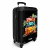 Stapel koffers als street art NBS - Handbagage koffer - Unisex middel -productfoto_3d