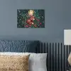 Vos - Mozaïek - Bos - Maan poster papier klein -sfeer2