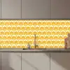 Patroon - Motief - Geel keuken achterwand 2 middel 871 zz_3dshopping