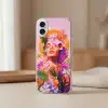 Vrouw - Abstract - Cirkel - Bloemen Apple iPhone 16 Plus klein -sfeer2