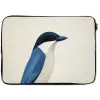 Illustratie - Blauw - Vogel laptophoes neopreen klein -zkaufland3dotto