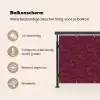 Bladeren - Patroon - Paars Balkonbeschermer Duitsland klein 596 -specs_NL