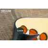 Vis - Oranje - Strepen Placemat vinyl groot -closeup