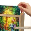 Dieren - Jungle - Giraf - Olifant - Aapje Light Box met kabel (Kinderlampje) klein -USP_websiteprintNL