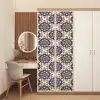 Floraal - Ornament - Blauw deurposter klein 289 -sfeer3