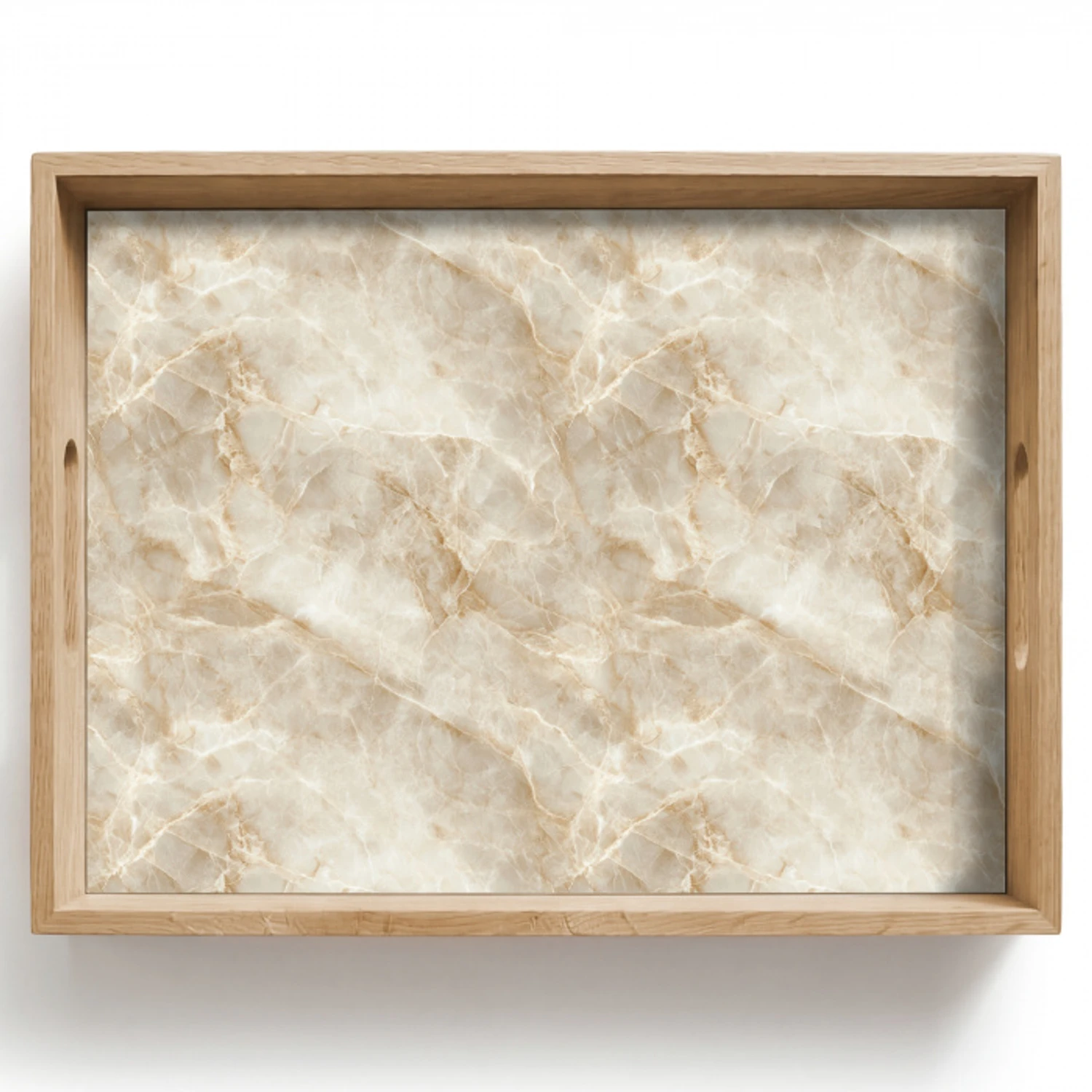 Lichtbeige - Onyx - Subtiel Dienblad Rechthoek middel 911 -z3d_shopping
