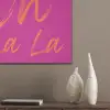 Oh la la - Oranje - Roze PET vilt klein -sfeer6_closeup