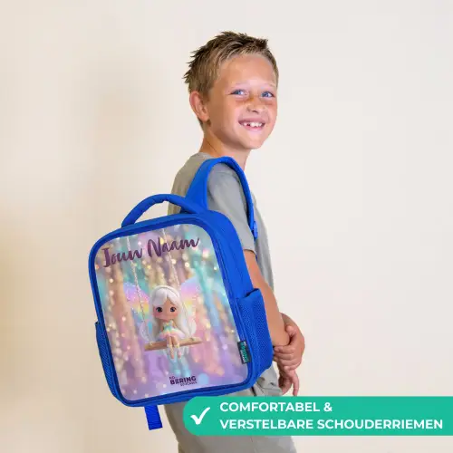 Fee - Elf - Regenboog Kinderrugzak - Blauw middel -sfeer3_NL