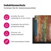 Kleurrijk Verweerd Hout Inductie beschermer vinyl 3mm middel -zzzzzzz-lf-ups