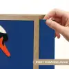 Zwaan - Wit - Snavel - Illustratie Light Box met batterij (Wandlamp) middel -USP_websiteprintNL