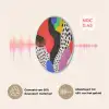 Abstract - Vormen - Kleuren - Stippen Akoestische PET Vilt - Rond klein -USP_NL