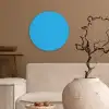 Blauw - Licht - Kleuren Wandcirkel kunststof plaat 5mm dik klein 188 -sfeer1