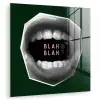 Mond - Groen - Illustratie - BLAH BLAH plexiglas 5mm klein -zzzproduct_nieuw