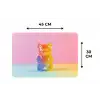Pastel - Snoep Placemat vinyl groot -specs