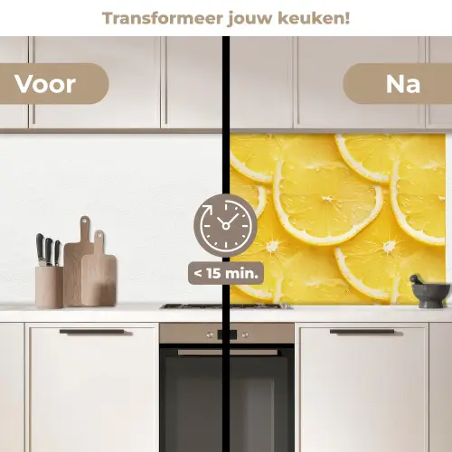 Schijfjes - Citroen - Sap keuken achterwand 2 middel 871 -voor-na2_NL