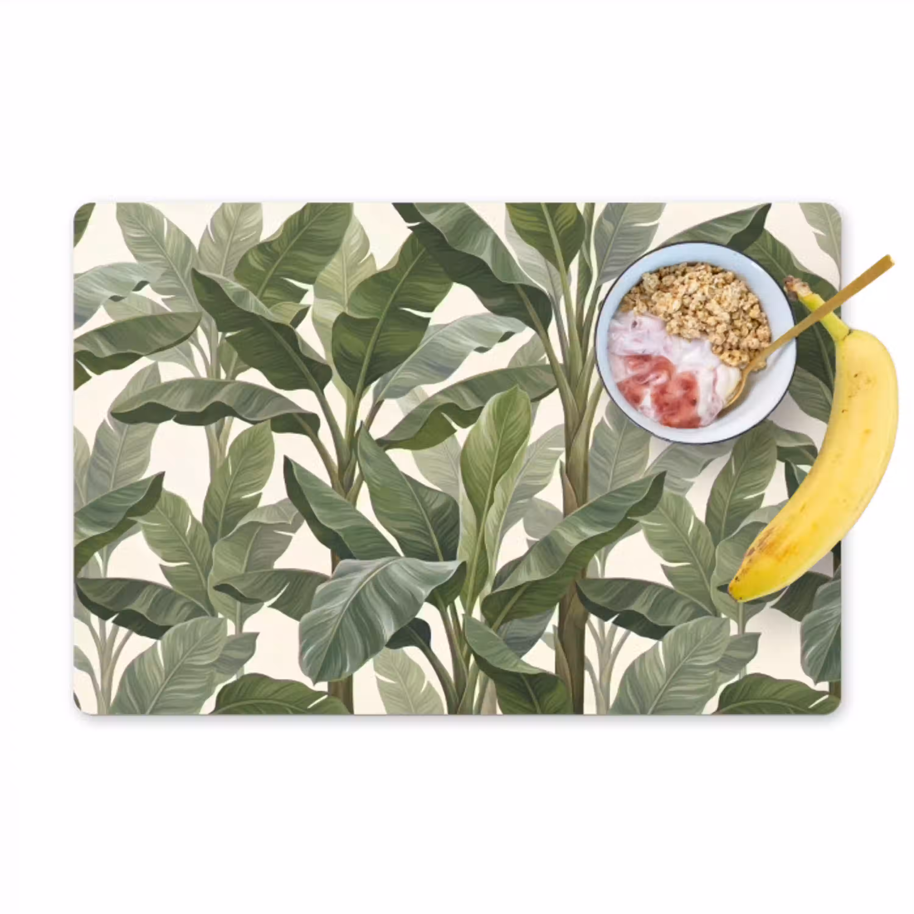 Planten - Bladeren - Tropisch - Groen Placemat vinyl groot -zzzproduct_Kitchenyeah-website