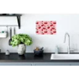 Kersen - Blokken - Rood Muursticker klein 286 -keuken