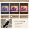 Leeuw - Verf- Kleuren - Dier Light Box met batterij (Wandlamp kind) middel -USP_lichtkleurNL