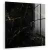 Zwart marmer - Gouden aders - Klassiek plexiglas 5mm klein -zzzproduct_nieuw