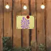 Koraal - Cirkel - Abstract - Geel tuinposter los doek klein -sfeer1