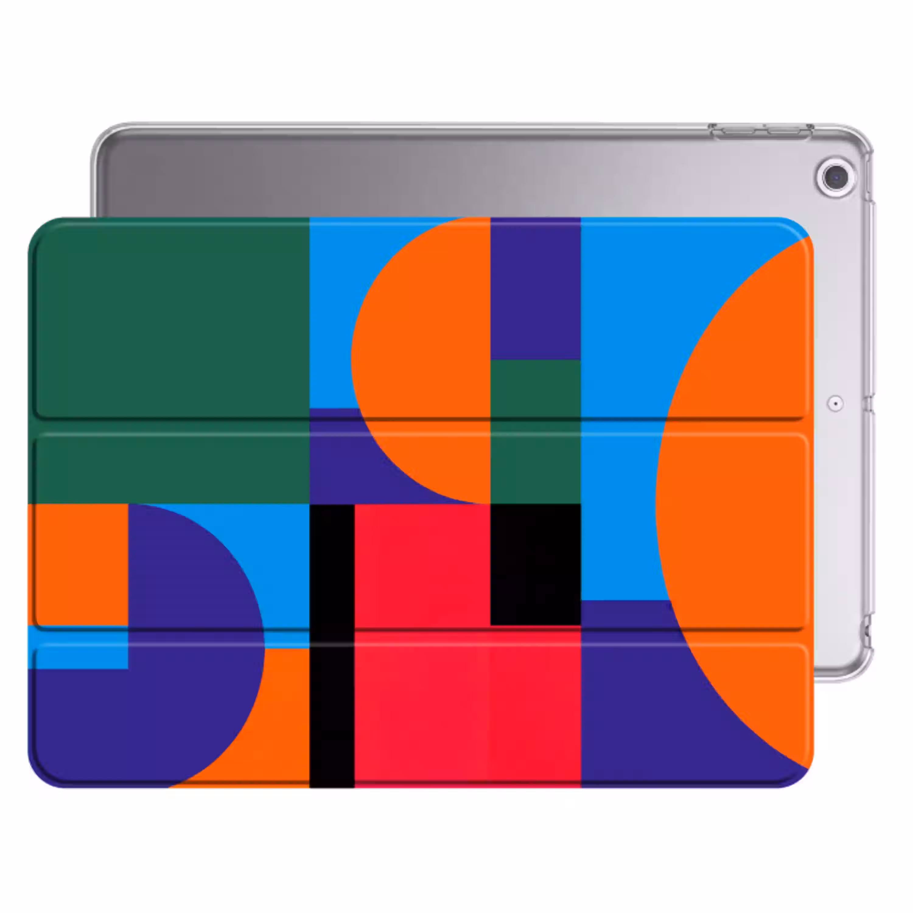Geometrisch - Abstract - Vormen - Kleurrijk - Modern Apple iPad 2017 middel -threedimensional_3d_global