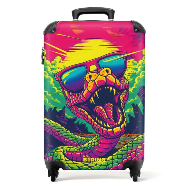 Koffer - Tattoo-Stil- Sunny Snake