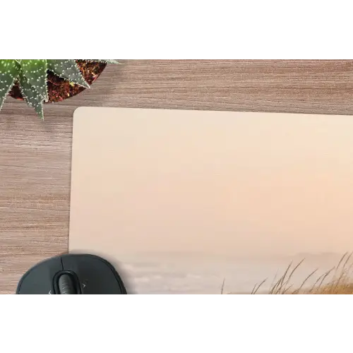Duinlandschap - Zonsondergang - Strand muismat rubber klein -closeup