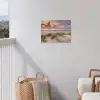 Zonsondergang - Duin - Strand - Planten - Zee tuinposter los doek klein -sfeer8