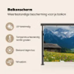 Alpen - Weide - Bergen - Koeien Balkonbeschermer Duitsland klein -specs_NL