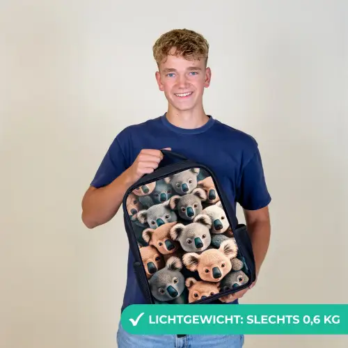 Koala Kapriolen Rugzak - Zwart middel -sfeer7_NL